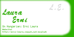 laura erni business card